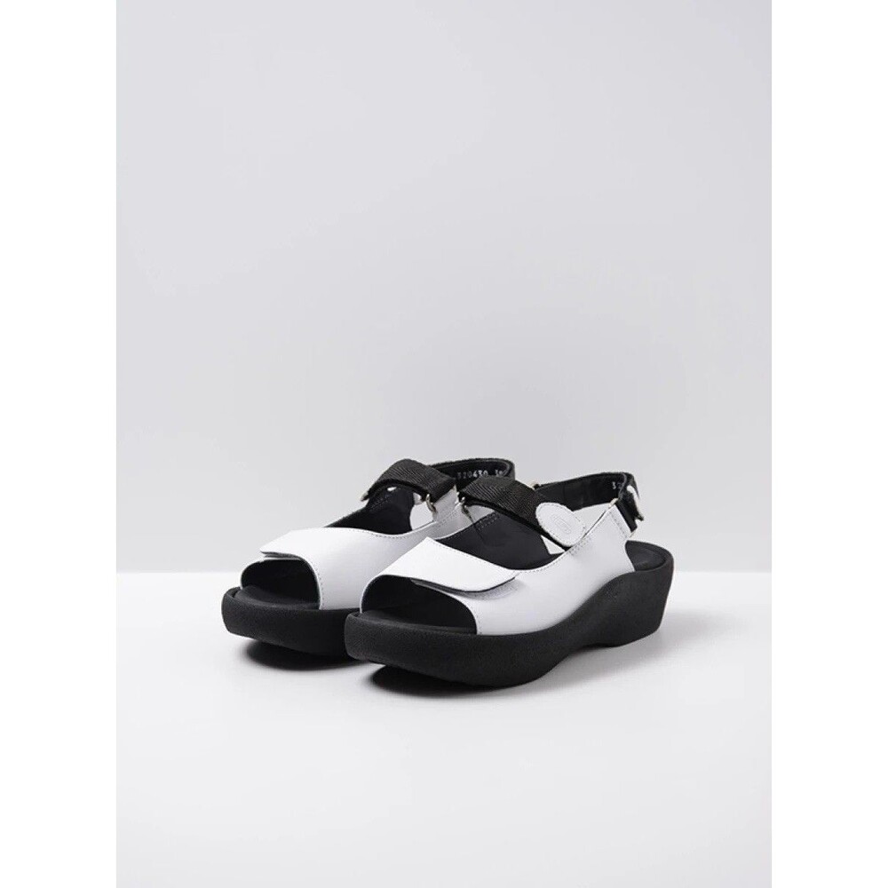 Wolky jewel White EU 41 Adjustable Straps Platform Sandals EUC US Size 9.5-10